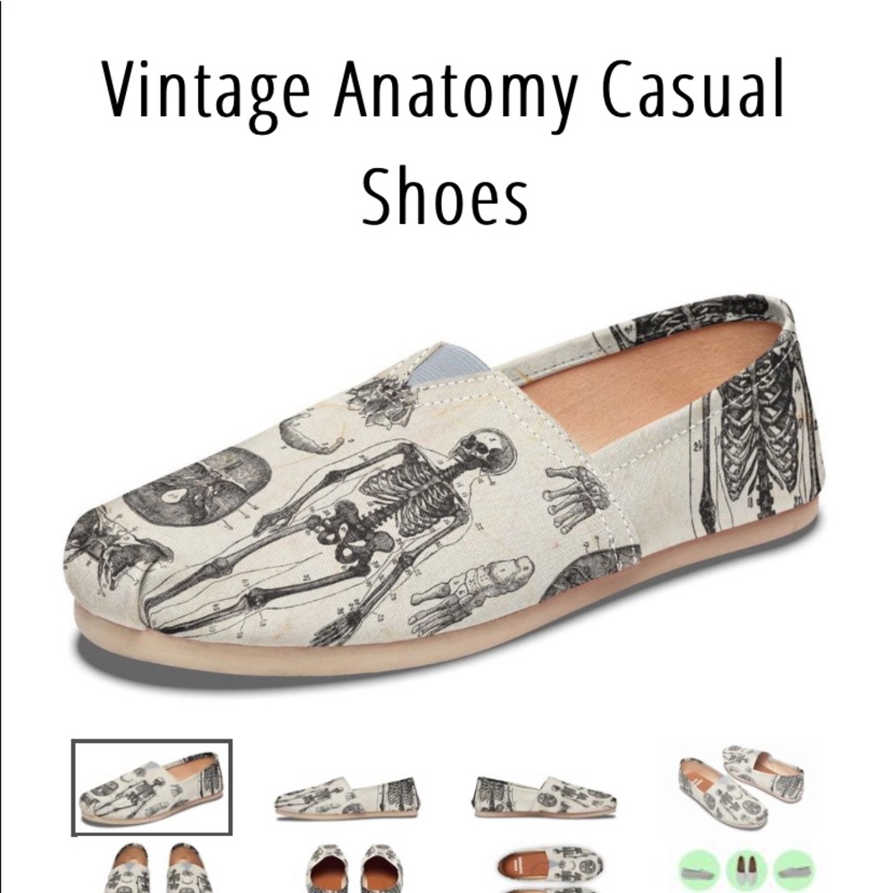 Anatomy Canvas Shoes